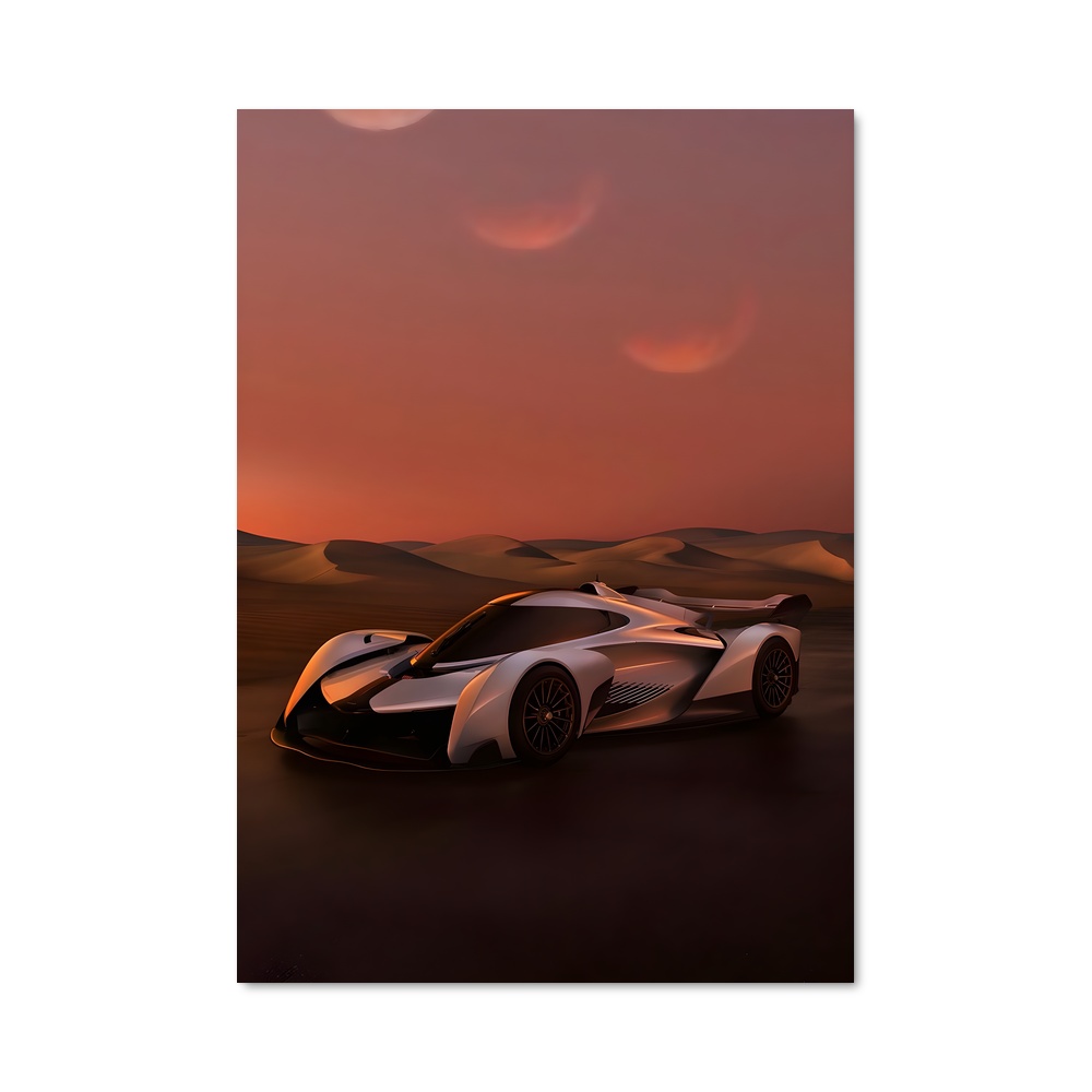Poster Désert Infini – affiche Mclaren